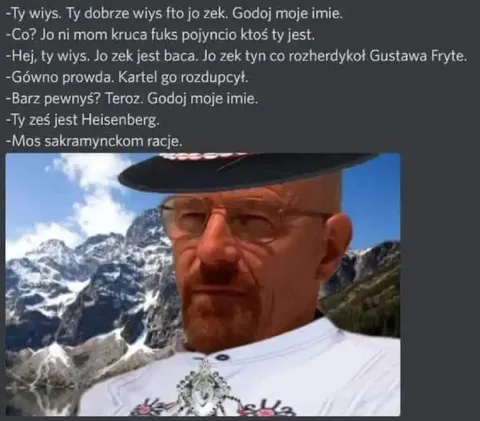 Heisenberg mówi swoje imię