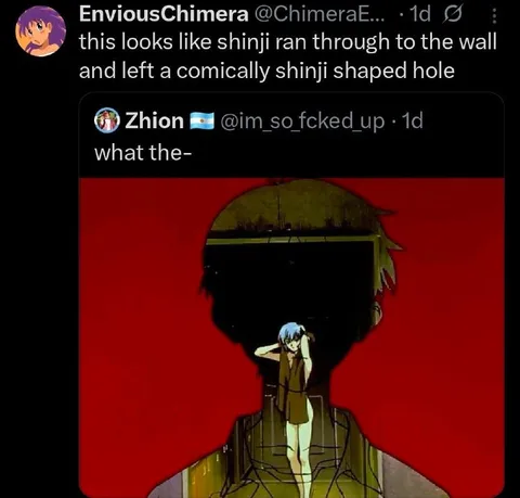 Shinji-Shaped Hole in the Wall