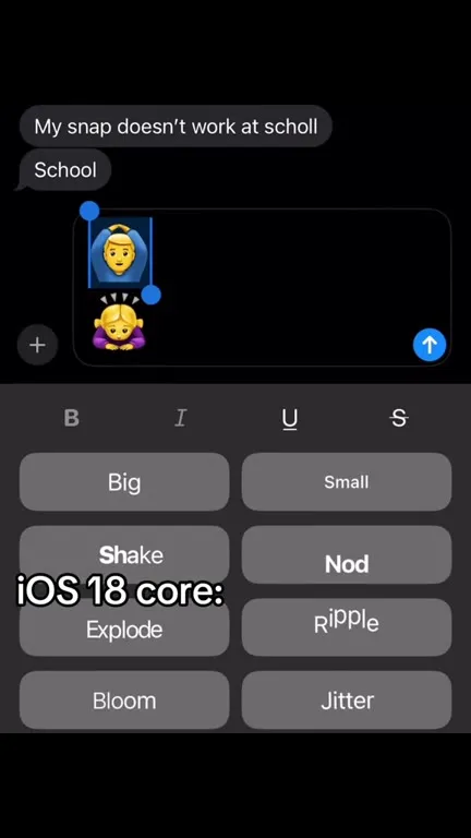 iOS 18 Core School Snap
