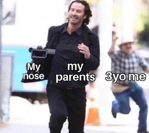 My Parents and 3yo Me