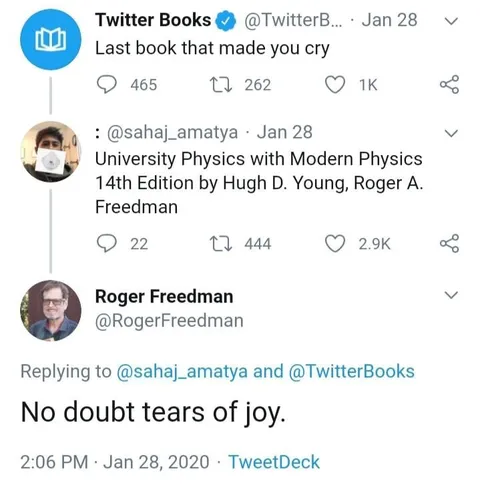 Physics Textbook Made Him Cry
