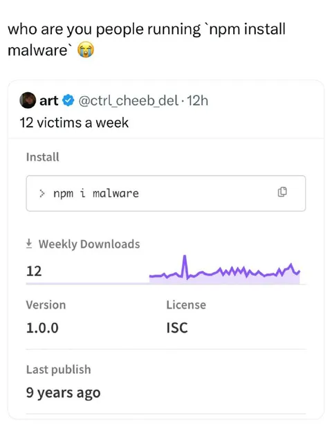 NPM Malware Victims