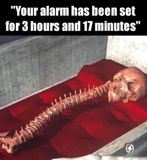 Alarm Set for Three Hours