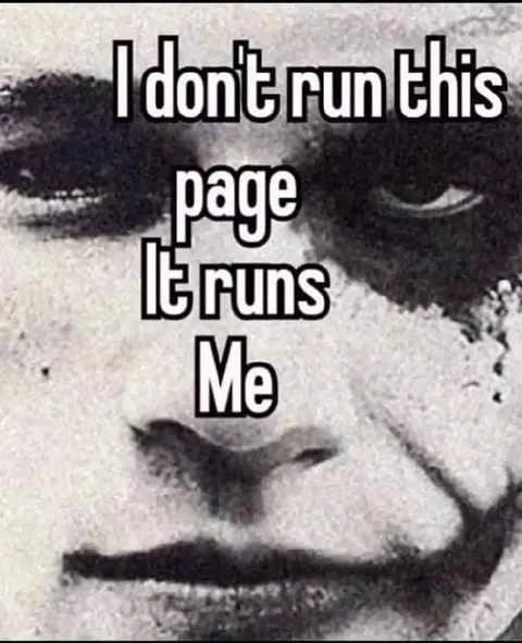 I Don't Run This Page