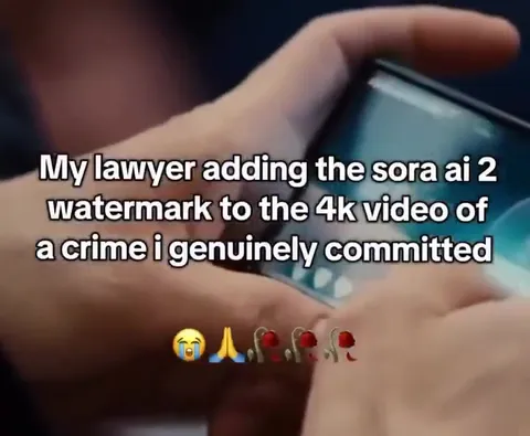 Lawyer Adds the Sora Watermark