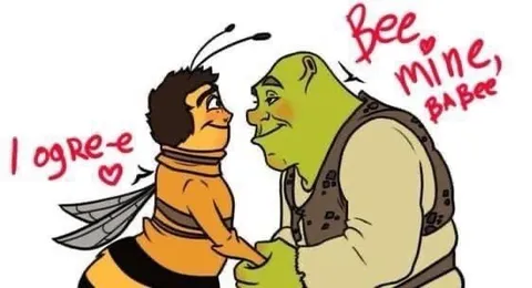 Shrek Bee Mine Valentine