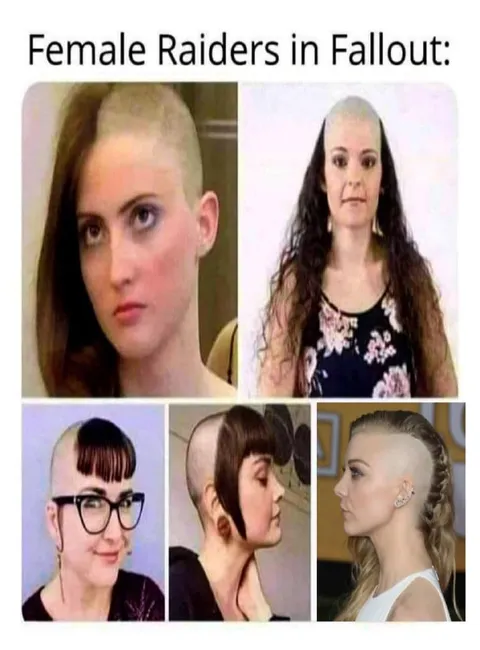 Female Raiders in Fallout