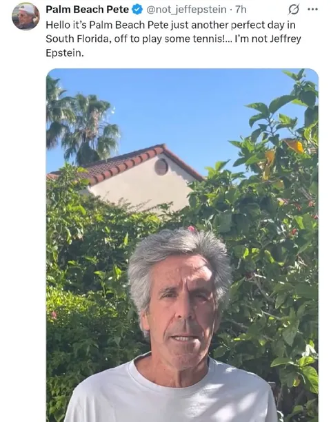 I'm Not Jeffrey Epstein