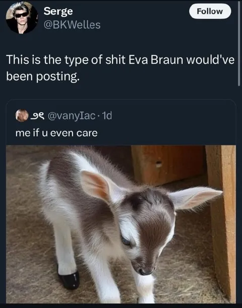Eva Braun Goat Post