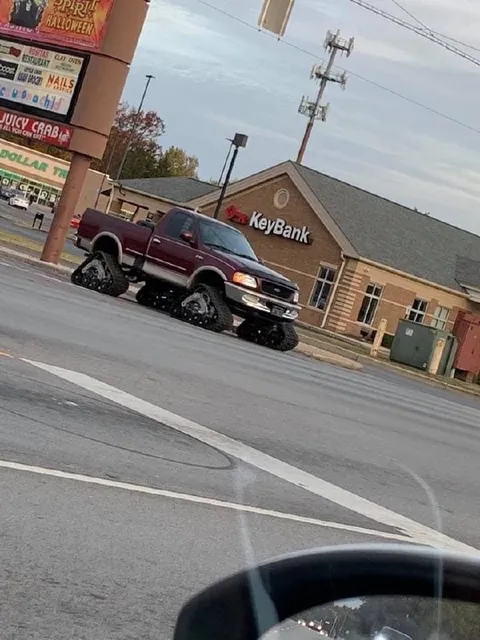 Truck With Tank Treads