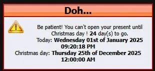 Christmas Present Countdown