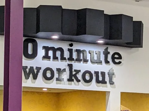 0 Minute Workout Sign