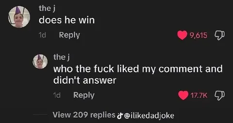 Liked Comment No Reply