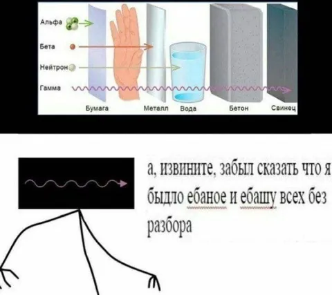 Гамма-излучение проходит сквозь всё