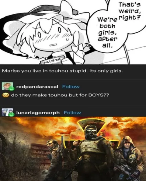Touhou but for boys