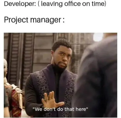 Project Manager Stops Leaving on Time