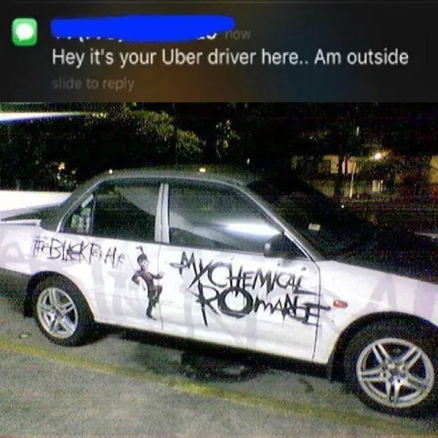 My Chemical Romance Uber Driver