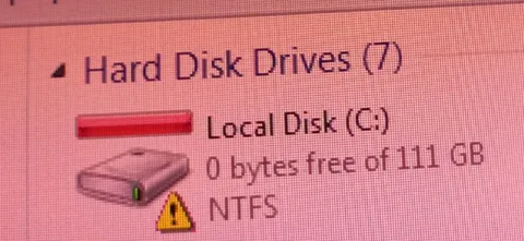 Zero Bytes Free on Local Disk