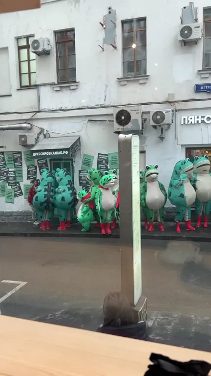Среда в Москве с жабами