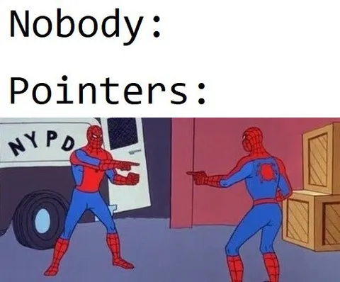 Nobody: Pointers: Spider-Man