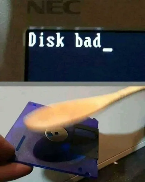 Disk Bad Floppy Fix
