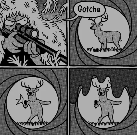Gotcha Deer Hunting Comic