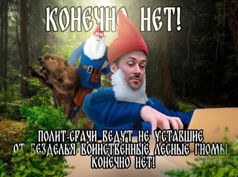 Конечно нет, лесные гномы