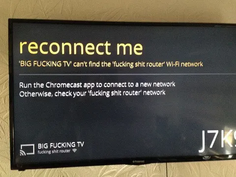 Fucking Shit Router Disconnected