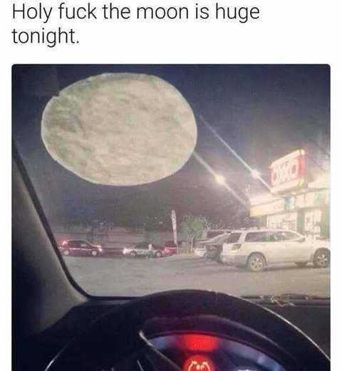 Holy Fuck the Moon Is Huge