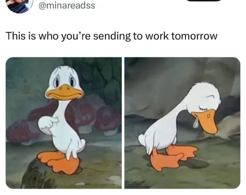 Duck Going to Work Tomorrow