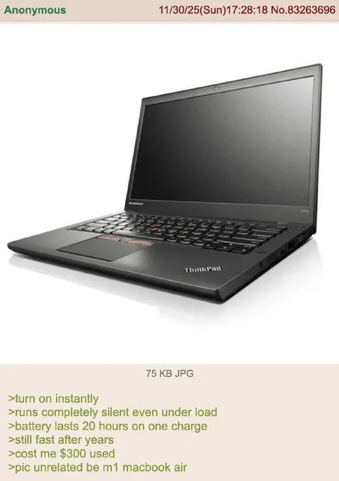 Silent ThinkPad With Long Battery Life