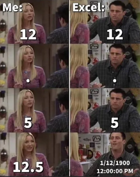 Excel Turns 12.5 Into a Date