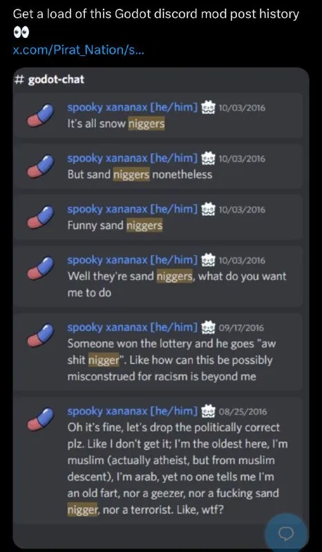 Godot Discord Mod Post History