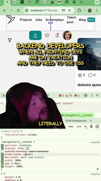Backend Developers Using CSS