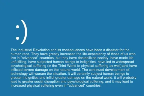 Industrial Revolution Disaster Quote