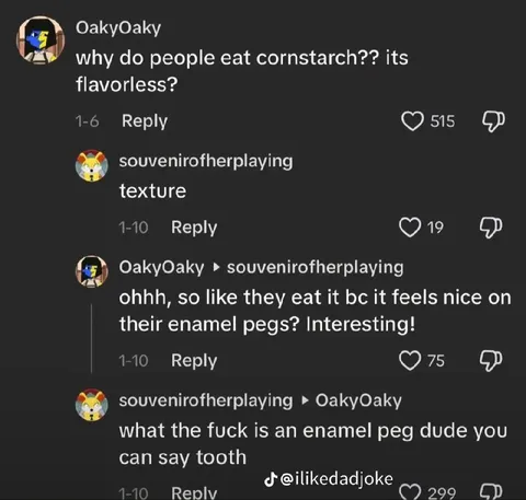 Cornstarch Texture Misunderstanding