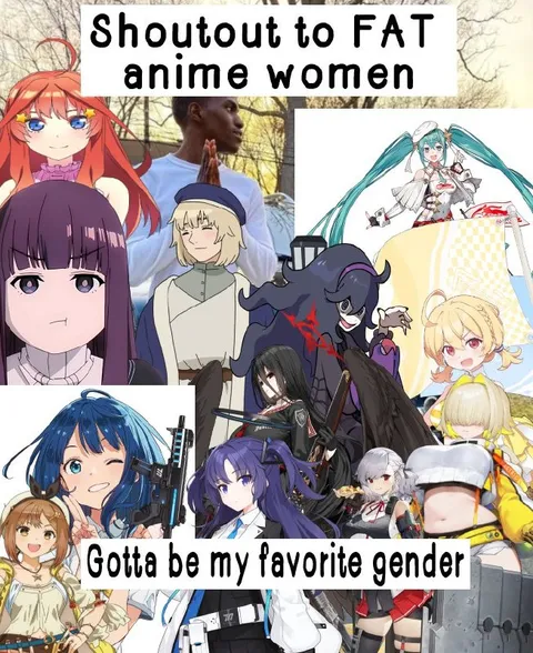 Fat Anime Women Appreciation