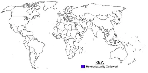 Heterosexuality Outlawed World Map