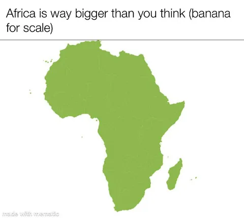 Africa Is Bigger Than You Think