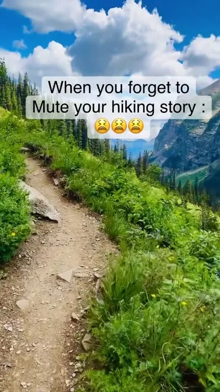 Forgot to Mute Hiking Story
