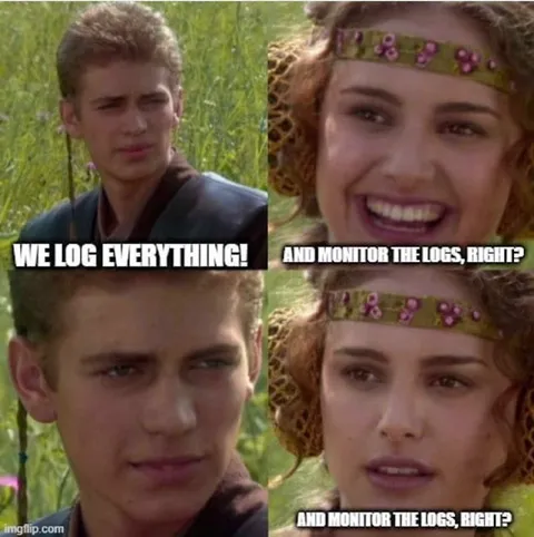 We Log Everything Meme