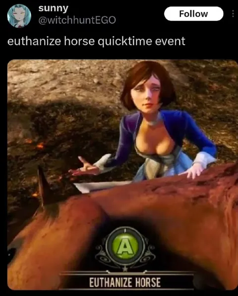 Euthanize Horse Quicktime Event