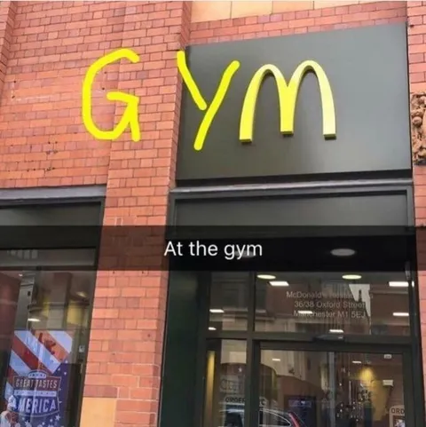 At the Gym McDonald's