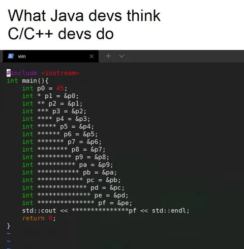What Java Devs Think C++ Devs Do
