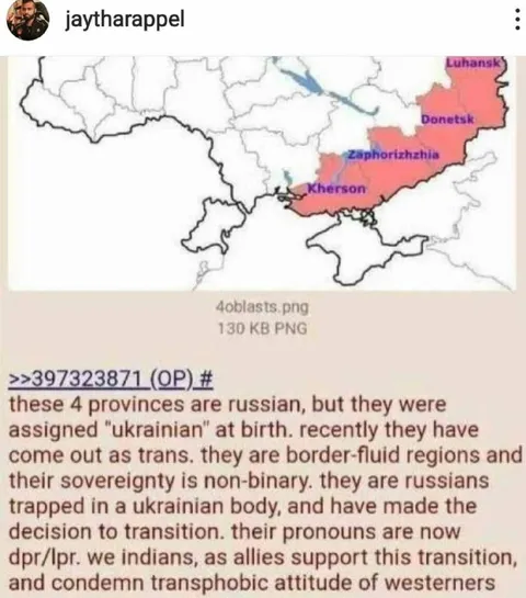 Four Oblasts Transition Meme