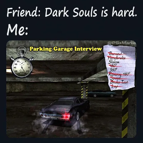 Dark Souls Parking Garage Interview