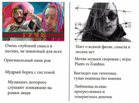 Глубокий смысл против тупой модницы
