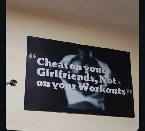Cheat on Girlfriends, Not Workouts