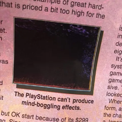 PlayStation Mind-Boggling Effects