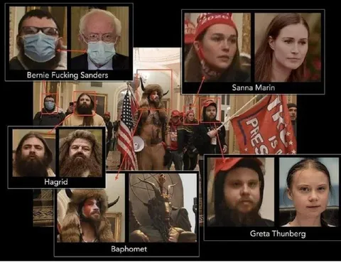 Protesters Look Like Famous Figures